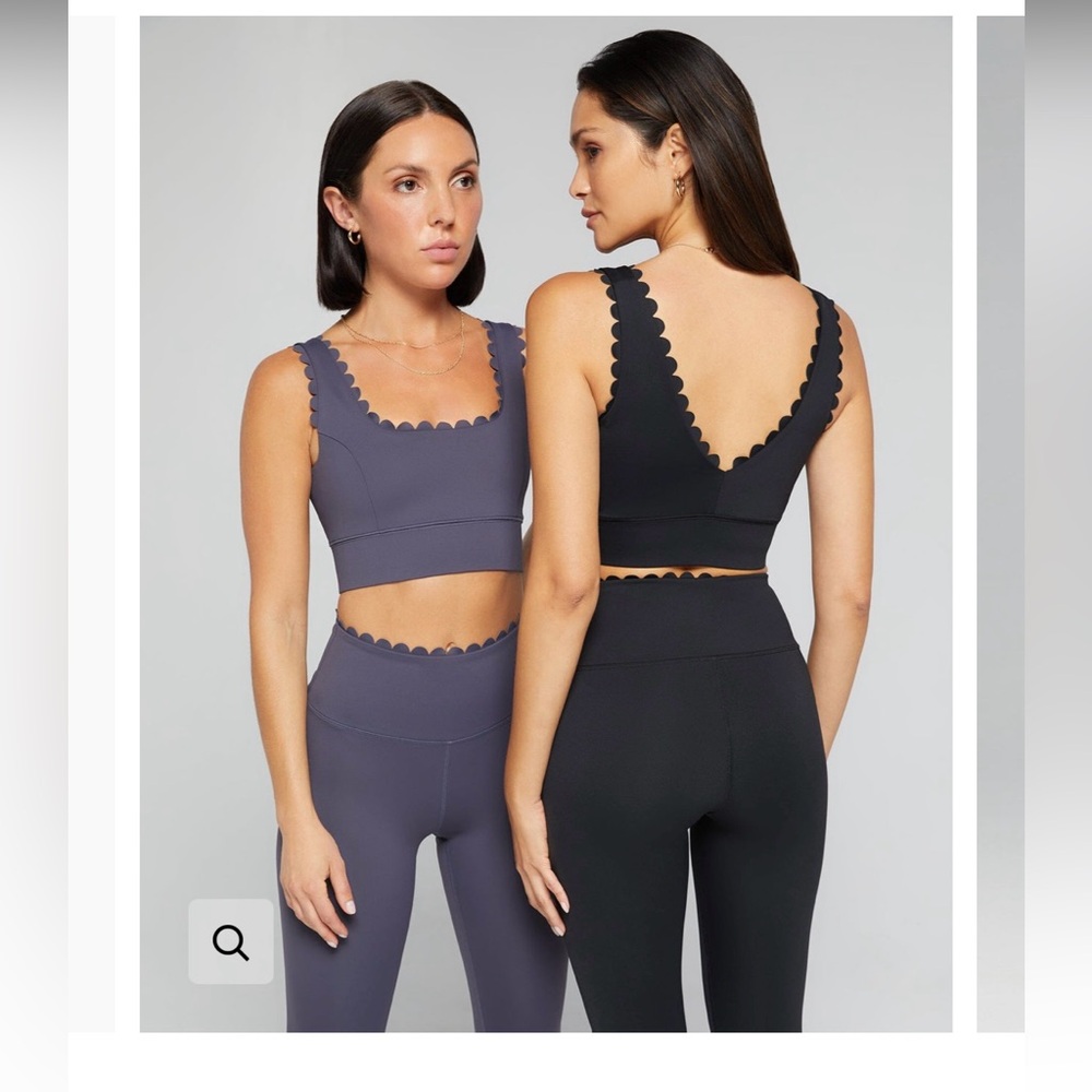 IVL collective scallop set leggings and bra set 4/6